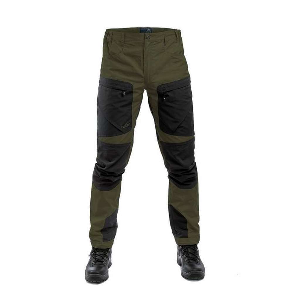 Best Men's Comfortable Stretchy Hiking Pants Olive (Short