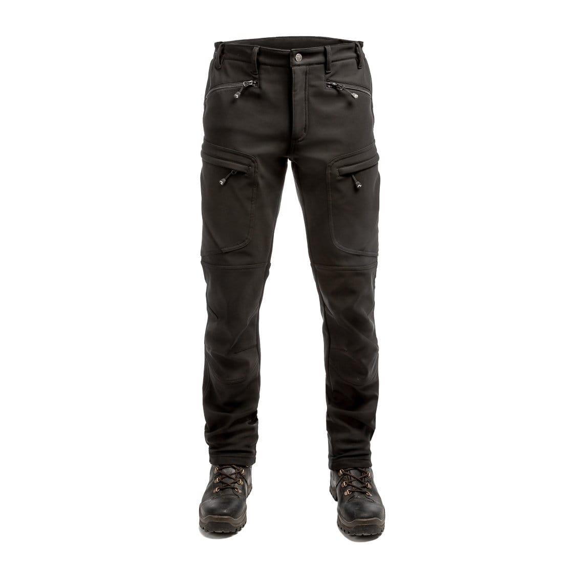 Buy Excellent Quality Thermal Lined Action Trousers W 30-48 with Zip  Pockets Side Cargo Pocket and Elastic Sides Elasticated self Adjust Pants  Bottoms Outdoor Work Walking Black Fleece Warm Winter Online at