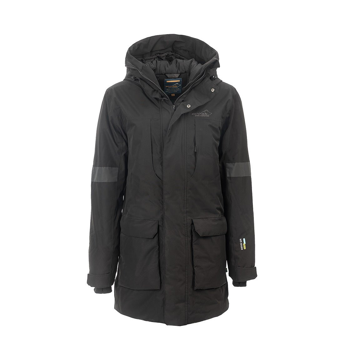 Arrak Outdoor USA Winter Lady Parka in Black - Stay Cozy in Stylish Outdoor  Wear