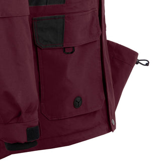 New Waterproof Original Winter Jacket Men (Burgundy/Black)