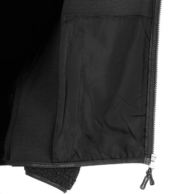 Sherpa Fleece Jacket for Women (Black)