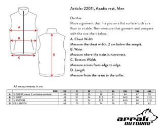 Acadia Men Softshell Training Vest - (Navy)