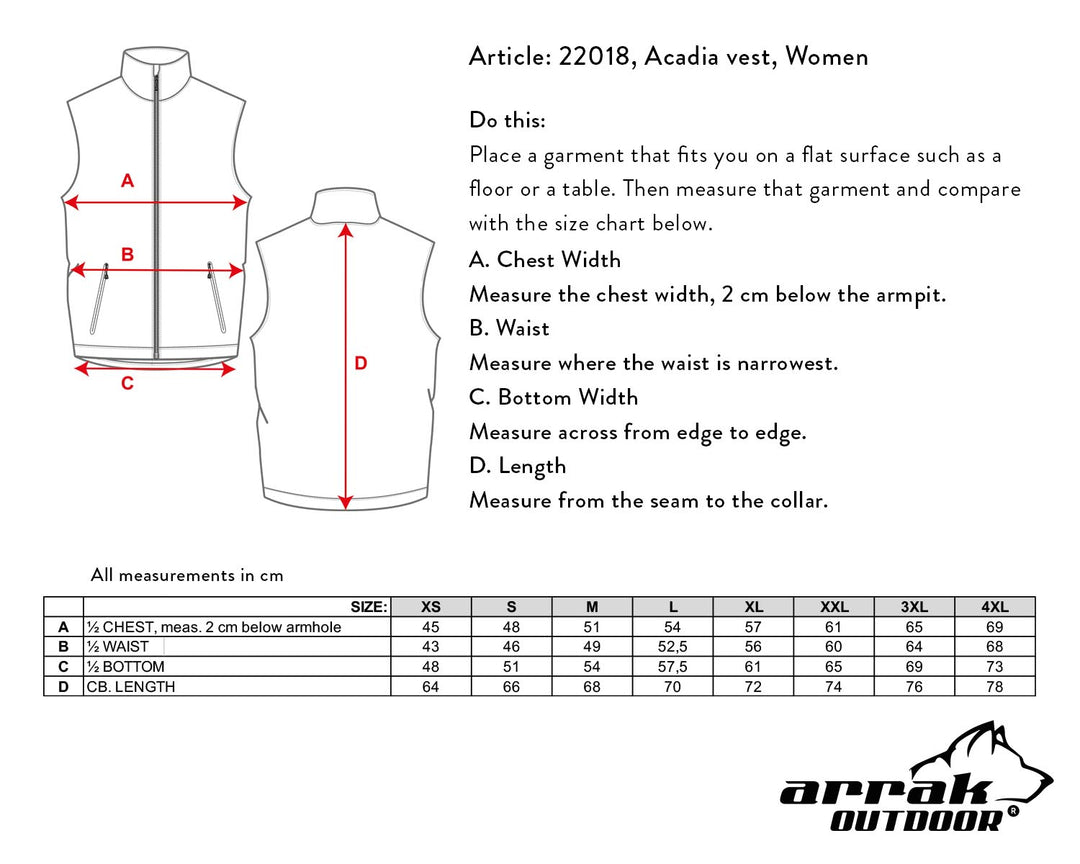 Acadia Lady Softshell Training Vest (Olive)
