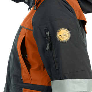 New Waterproof Original Winter Jacket Men (Anthracite/Burnt Orange)