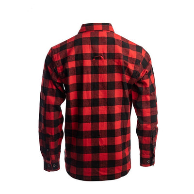 Canada Flannel Long-Sleeve Men's (Red) - Arrak Outdoor USA