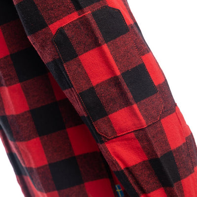 Canada Flannel Long-Sleeve Men's (Red) - Arrak Outdoor USA
