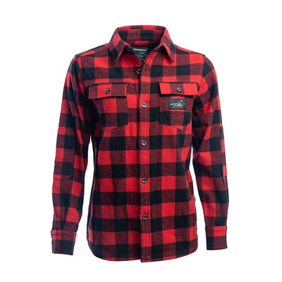 Canada Flannel Long-Sleeve Lady (Red) - Arrak Outdoor USA
