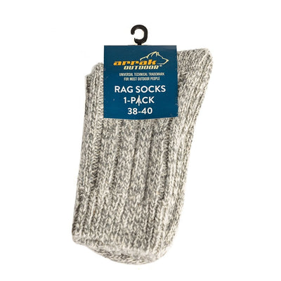 Arrak Outdoor Rag Sock (Gray mélange) - Arrak Outdoor USA
