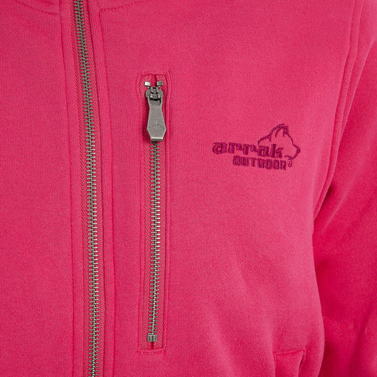 Sporty Hoodie Women (Pink) - Arrak Outdoor USA