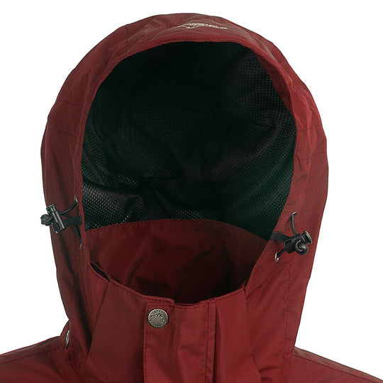 Protective Rain Jacket Lady (Dark Red) - Arrak Outdoor USA