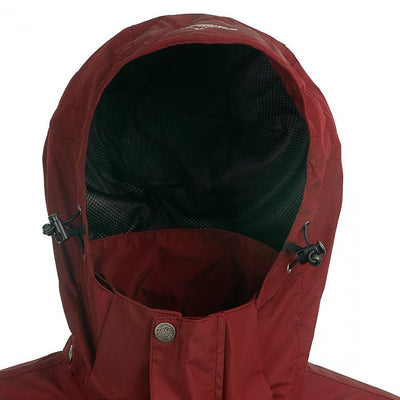 Protective Rain Jacket Men (Dark Red) - Arrak Outdoor USA