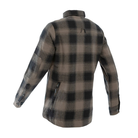 Flannel Insulated shirt Lady (Brown) - Arrak Outdoor USA