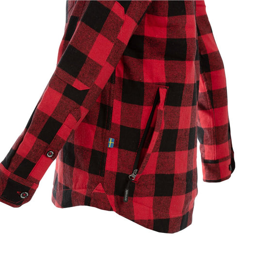 Flannel Insulated shirt Lady (Red) - Arrak Outdoor USA