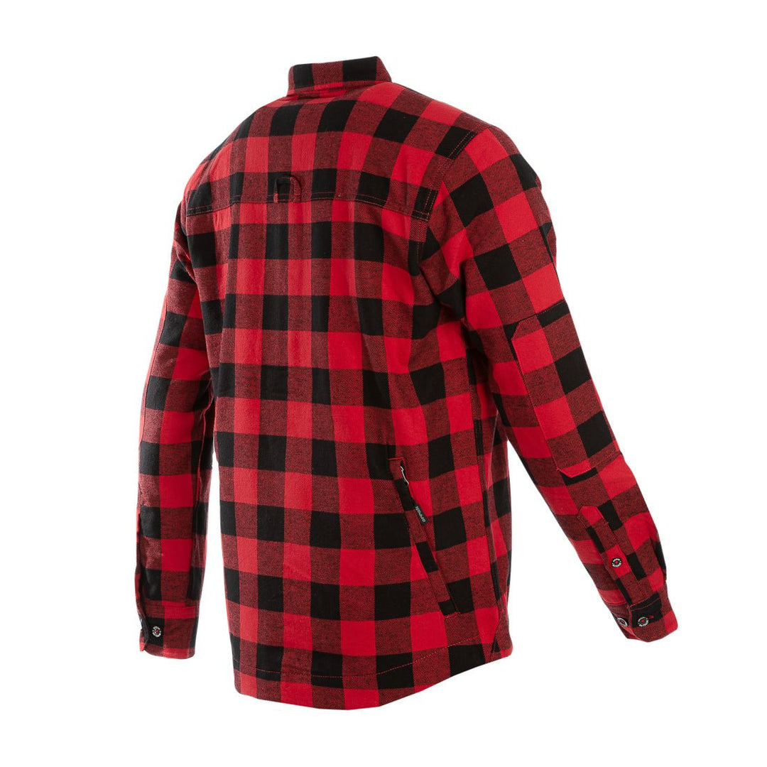 Flannel Insulated Shirt Men (Red), M