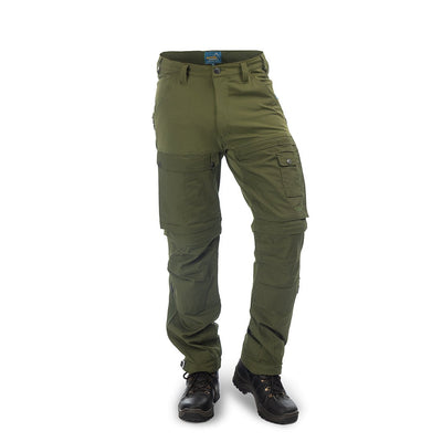 Flexible Zip-off Men Pant (Green) - Arrak Outdoor USA