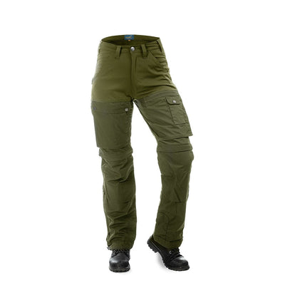 Flexible Zip-off Lady Pant (Green) - Arrak Outdoor USA