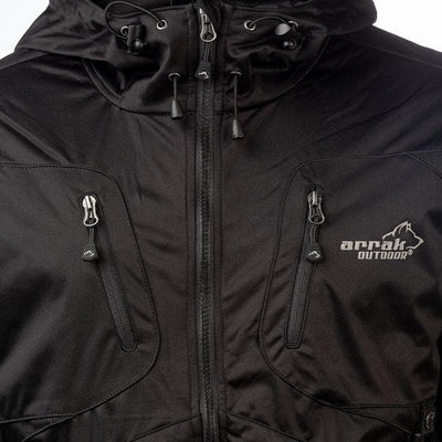 AKKA Unisex Softshell Jacket (Black) - Arrak Outdoor USA
