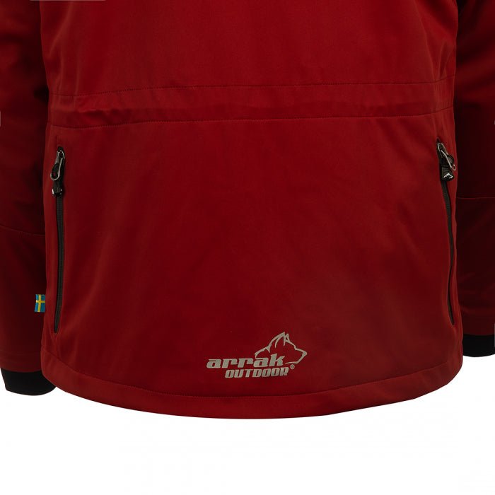Men's Active Water/Wind Resistant Jacket - Dark Red – Arrak 