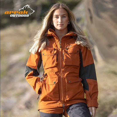 Hybrid Lady's Jacket (Burnt Orange) - Arrak Outdoor USA