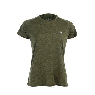 Action Training Short Sleeve Top Women (Olive Green)