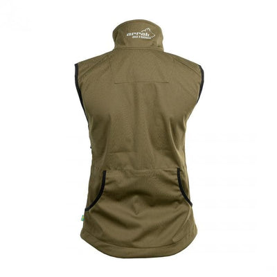 Acadia Lady Softshell Vest (Olive) - Arrak Outdoor USA