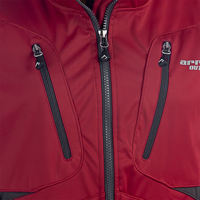 Acadia Unisex Softshell Vest - (Dark Red) - Arrak Outdoor USA
