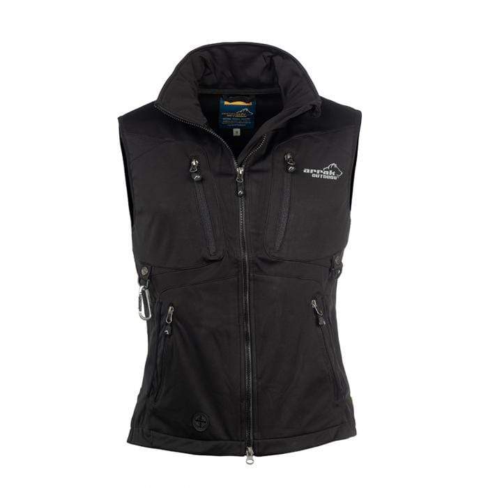 Acadia Lady Softshell Vest (Black) - Arrak Outdoor USA