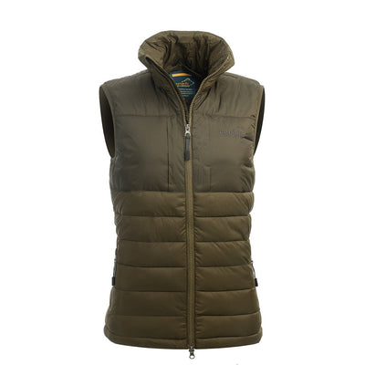 Warmy Synthetic Down Lady Vest (Olive) - Arrak Outdoor USA