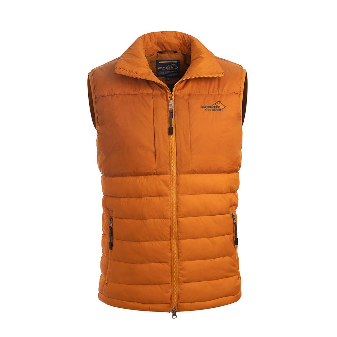 Warmy Synthetic Down Men Vest (Gold) - Arrak Outdoor USA