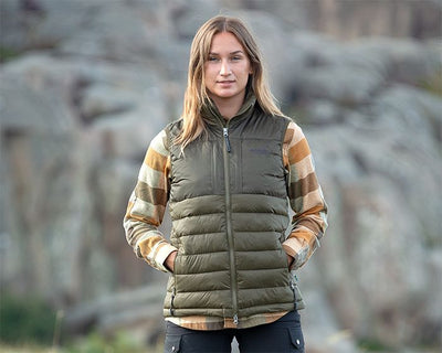 Warmy Synthetic Down Lady Vest (Olive)