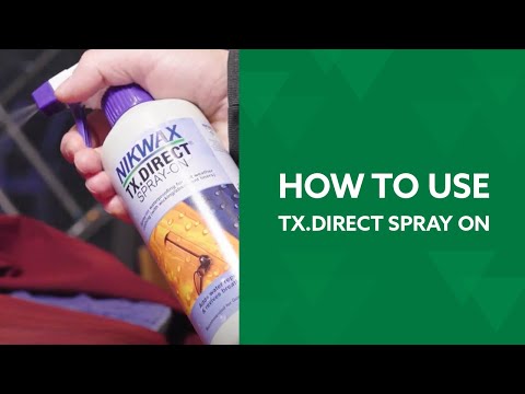 Spray imperméabilisant textile technique TX.Direct Spray-On
